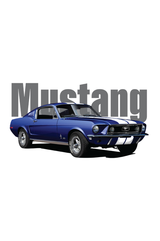 Mustang Printed Unisex T-shirt